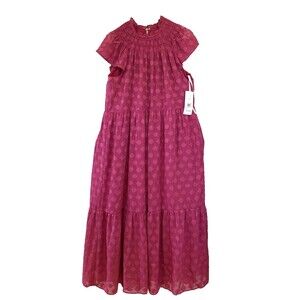 Donna Morgan Maxi Dress Dark Pink S10 Dressy Wedding Event Party Date Cocktails